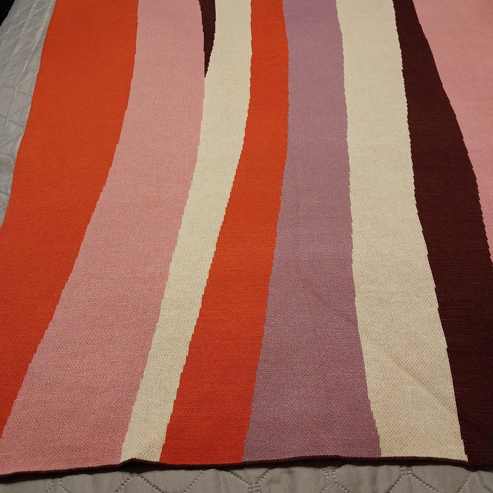 Eloquii Colorful Striped Skirt Set